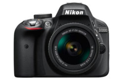 Nikon D3300 DSLR with 18-55mm VR Lens.
